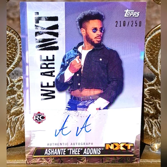 WWE Trading Cards Zack Gibson AND SHANTE The ADONIS Authentic Autographed NXT - Picture 2 of 14